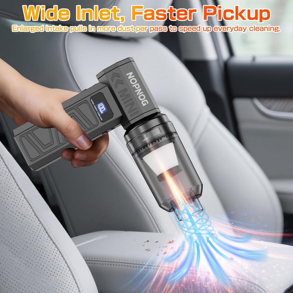 Mehrzweck- Schneegebläse-Staubsauger Autozubehör Auto Starker Lüfter Turbo-Gebläse Düsenlüfter Reinigungs-Blaswerkzeug Blasen und Saugen