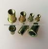 304 Stainless Steel Flat Head Vertical Grain Rivet Nut, Zinc-Plated Iron Riveting Nut