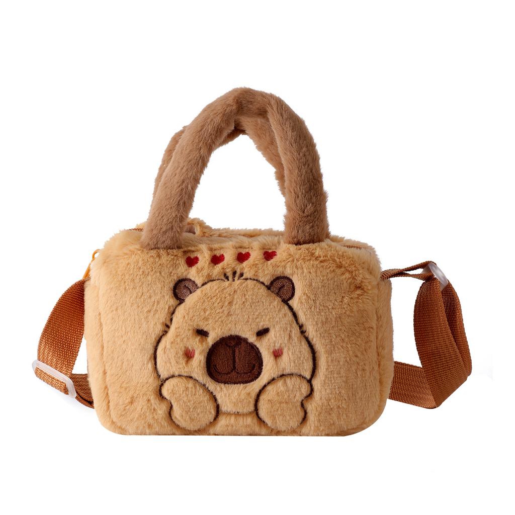 Cartoon Plush Dolphin Shoulder Bag Children's Cute Crossbody Bags for Girl Handbag Kids Crossbody Bag Coin Purse Cpin Pouch