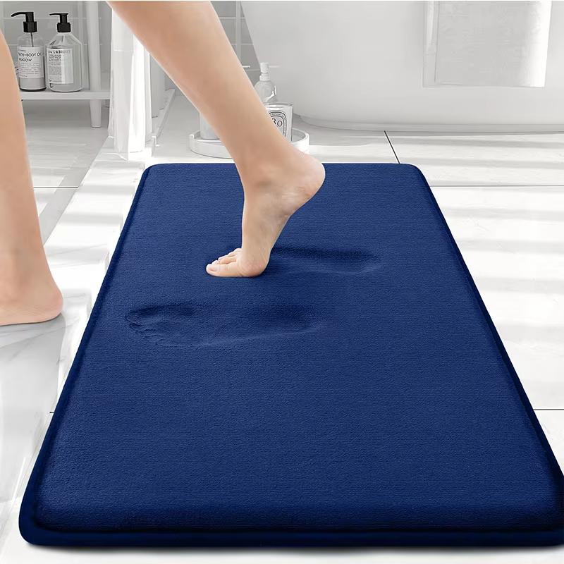 Tappetino da Bagno Morbido Olanly Antiscivolo Tappetini per Doccia Bagno Tappeto in Memory Foam Tappetino Morbido per Piedi Pavimento in Pietra Tappeto Super Assorbente ad Asciugatura Rapida