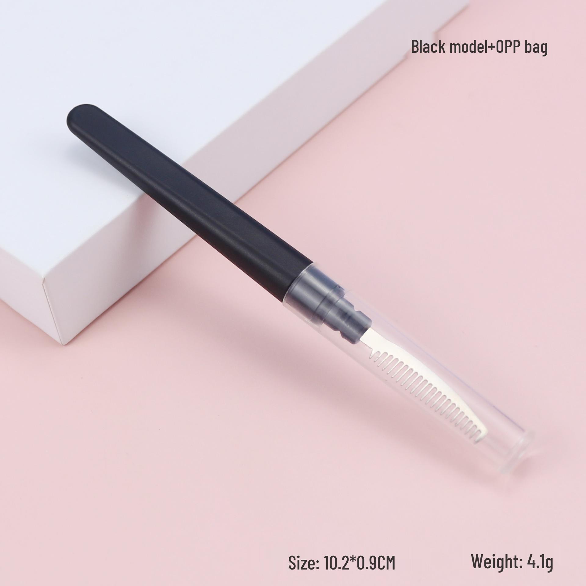 

Компактная двусторонняя кисть для бровей и ресниц с защитным чехлом