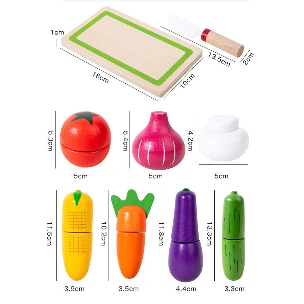 Funny Design Simulation Sushi Toy Sturdy Wooden Pretend Play Food Set Wooden Food Set  Pretend Play
