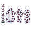 Chapstick Holder Watercolor Butterfly-style Neoprene Lipstick Holder Keychains Clip-On Lipstick Sleeve Pouch