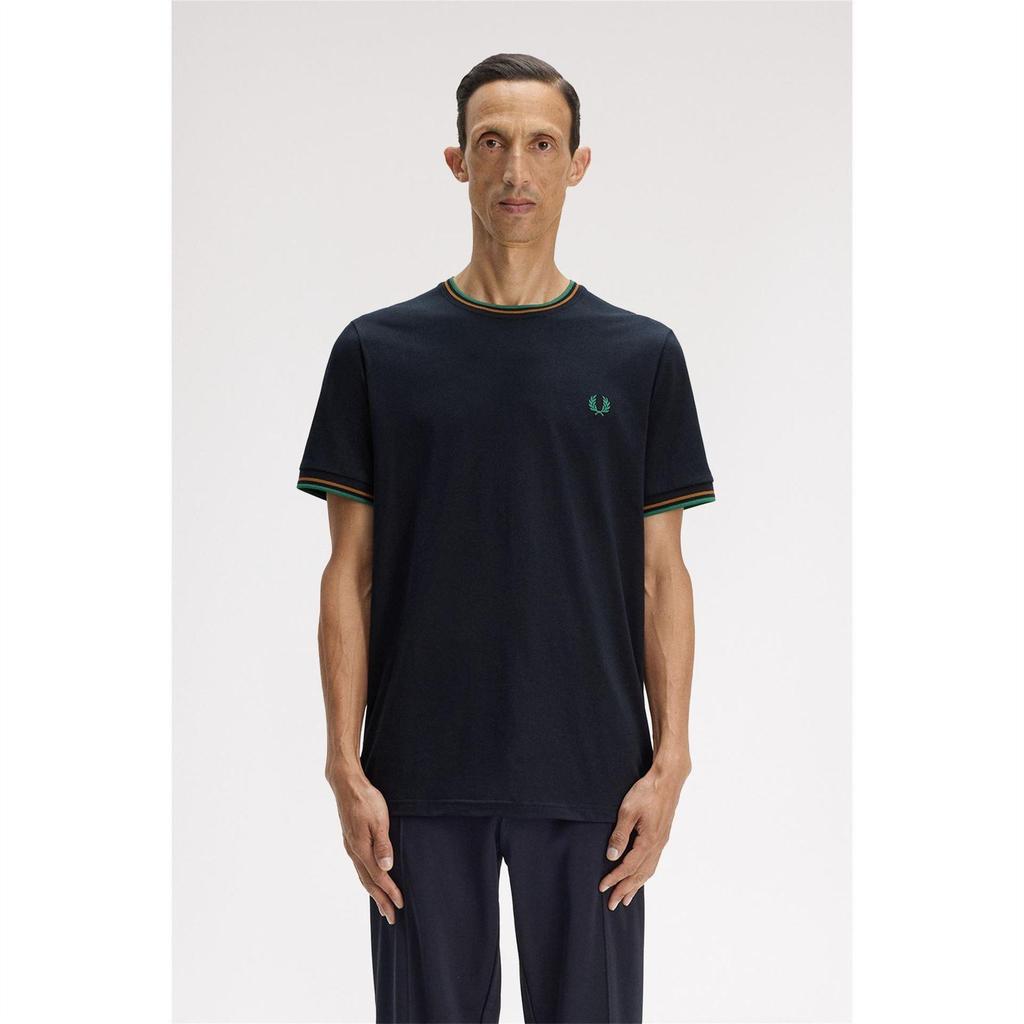 Fred Perry Mens Tipped T-Shirt