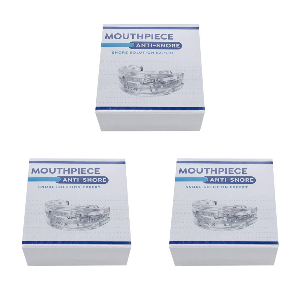 Langlebige und sichere 1/2/3/4/5 Stück Anti-Schnarch-Zahn-Bruxismus-Beißschiene Verbessert Schlaf Zähneknirschen Schlaf und Apnoe Schnarchgerät Stoppt Schnarchen