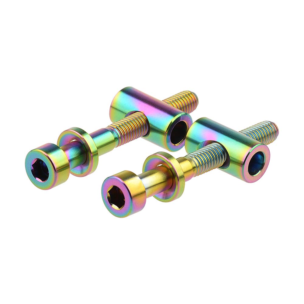 Ruifu Titanium M5 x 40mm Bolt Nut Washer Bicycle Easton