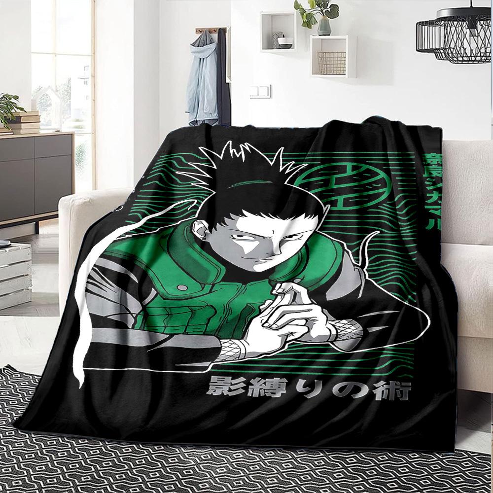1pc Shikamaru Shadow Binding Technique Soft Flannel All Season Throw for Home, Office, Outdoor UseDurable Comfort Soft Warm Throw for Home