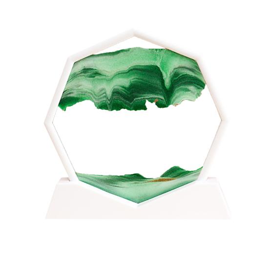 Nowoczesny ruchomy obraz piaskowy 3D kolorowy piasek relaksujący prezent