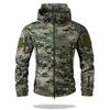 Men's Camouflage Tactical Hooded Jacket Outdoor Windproof Casual Functional Coat