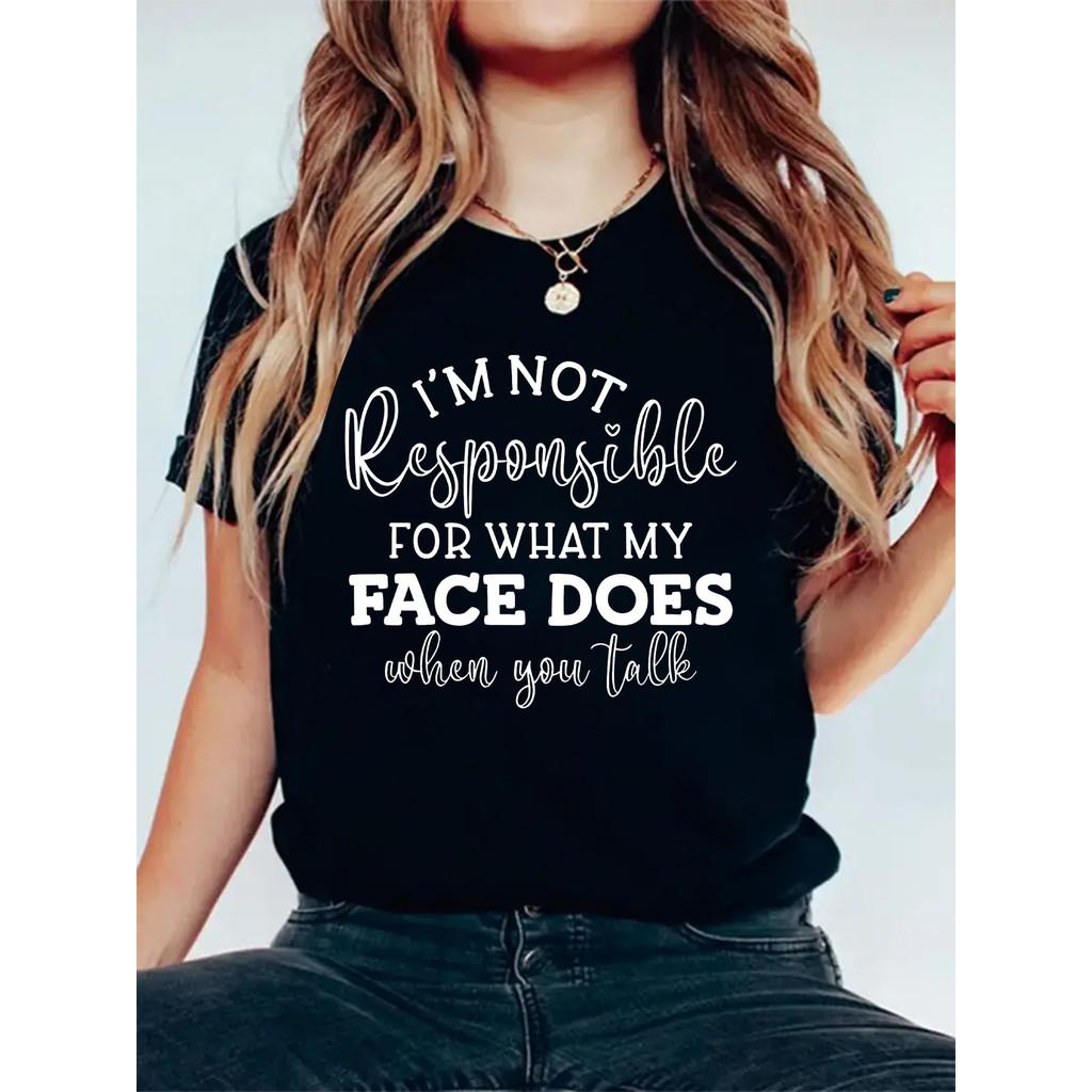 

Breathable and comfortable, environmentally friendly printed women s pure cotton T-shirt - casual round neck short sleeves, machine washable feasible XXL чорний