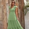 Women Maxi Dress Long Floral Print Ladies Summer V Neck Casual Holiday Sundress