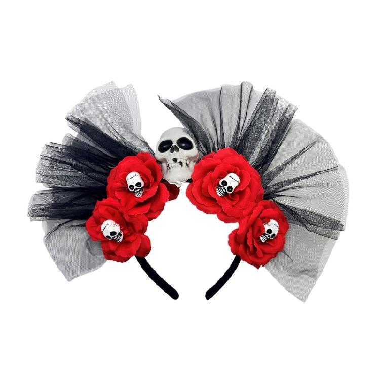 Blumenkranz Stirnband Cincos De Mayoes Party Kostüm Dia de Los Muerto Stirnband Kopfschmuck Tag der Toten Kopfschmuck