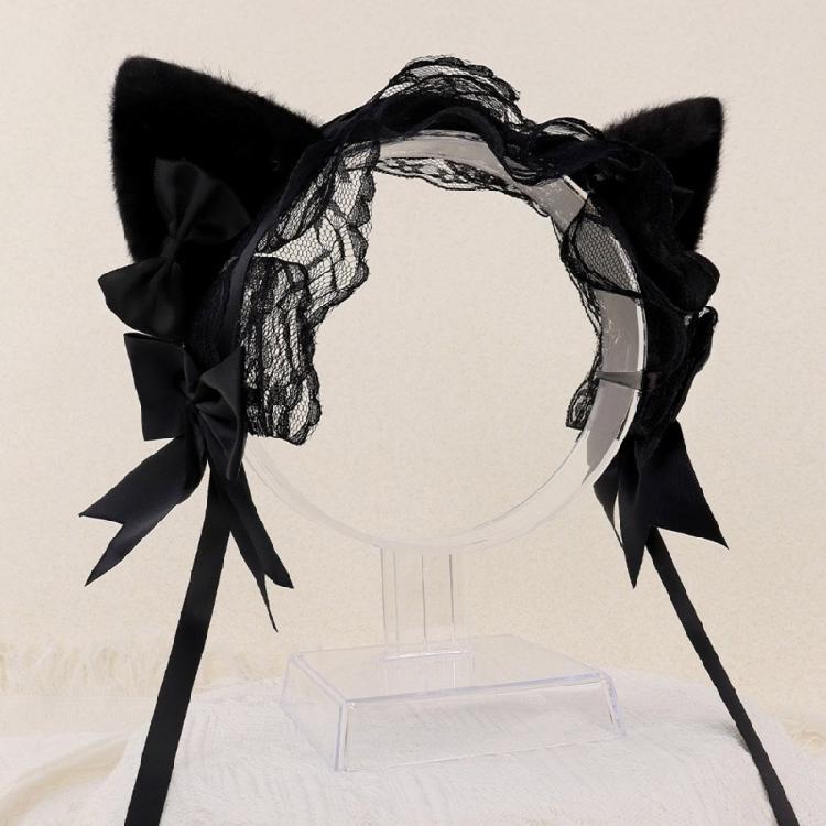 Stylish Anime Kitten Hair Hoop Eye-catching Headpiece Headwear for Stage Halloween Cosplay Role Play