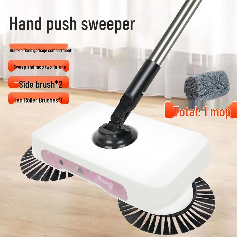 

Набор из метлы и совка со скребком и умным роботом-пылесосом для домашнего использования