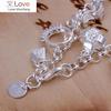 Sale Valentine Gift Charm 925 Sterling Silver Jewelry Fashion Bracelets Cute Women Lady Wedding Charms