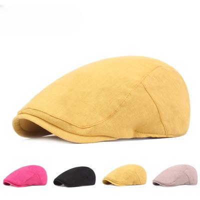 Japonská a Korejská Kšiltovka Literární Mladistvá Forward Klobouk Dámský Klobouk Nostalgický Retro Baret Dámský Jednobarevný Klobouk 56-58cm