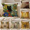 Nouveau Austrian Art GGustav Klimt Cushion Cover Pillowcase Antidustmite living Room Sofa Decor Cushion Room