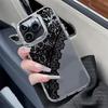 Half Lace Phone Case For Iphone 15 Pro Max 14 Plus 17 16 13 12 11 17Air 17E 16E Coque Funda Phone Cover Modern Metal Photo Frame