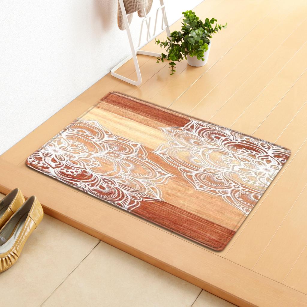 Creative Home Door Mat Water Absorbent Non-Slip Mat Living Room Kitchen Floor Mat Bedroom Carpet