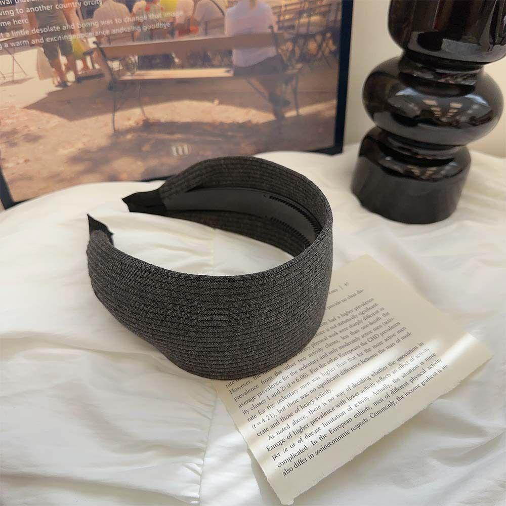 Korean Retro Plaid High Top Fashion Headband & Versatile Hair Clip 2025