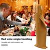 Wine Packaging Bag Fake Leather Wine Tote Carrier Stylish Wine Bottle Protective Bag with Handle for Party