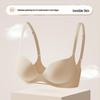 Women's Seamless Push-Up Bra: Enhances Bust, Supportive with Breathable Molded AB Cups