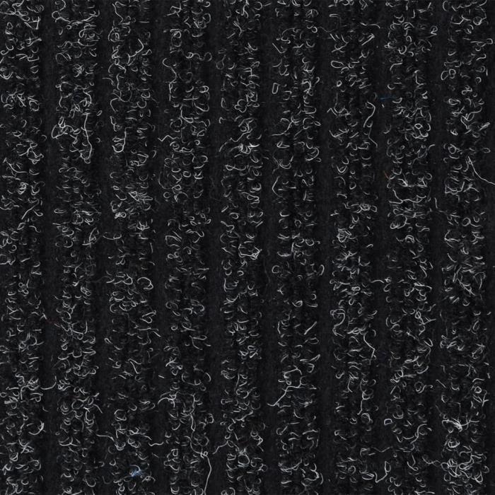 VidaXL Paillasson rayé Anthracite 80x120 cm