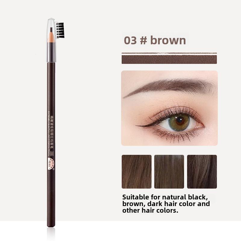 Hens 1818 Waterproof & Sweat-Proof Eyebrow Pencil with Tear-Off Powder