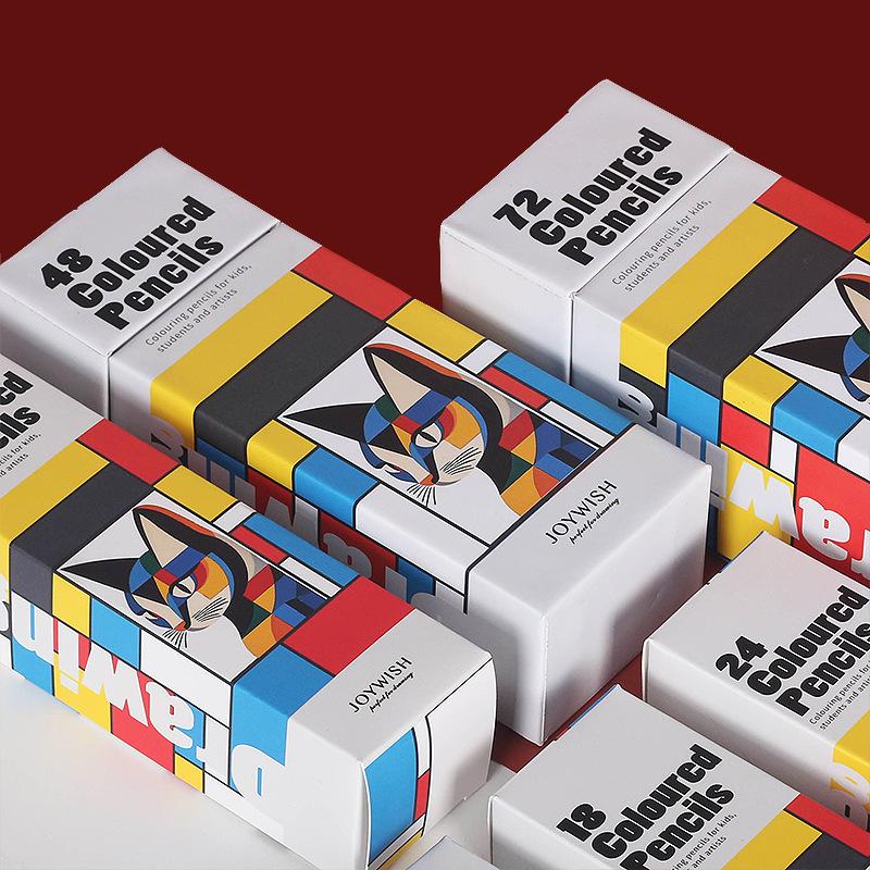 

Набор из 12/48/72 цветных карандашей/маркеров на масляной и водорастворимой основе для рисования и живописи 12 Colors