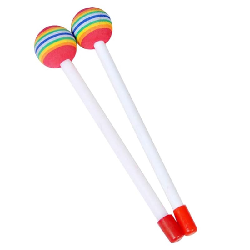 

DOSJJIASL Edutainment Wooden Drumsticks for Kids, Rhythm Music Mallet Drumstick Toy, Xylophone Drumstick Percussion Toy, Rainbow