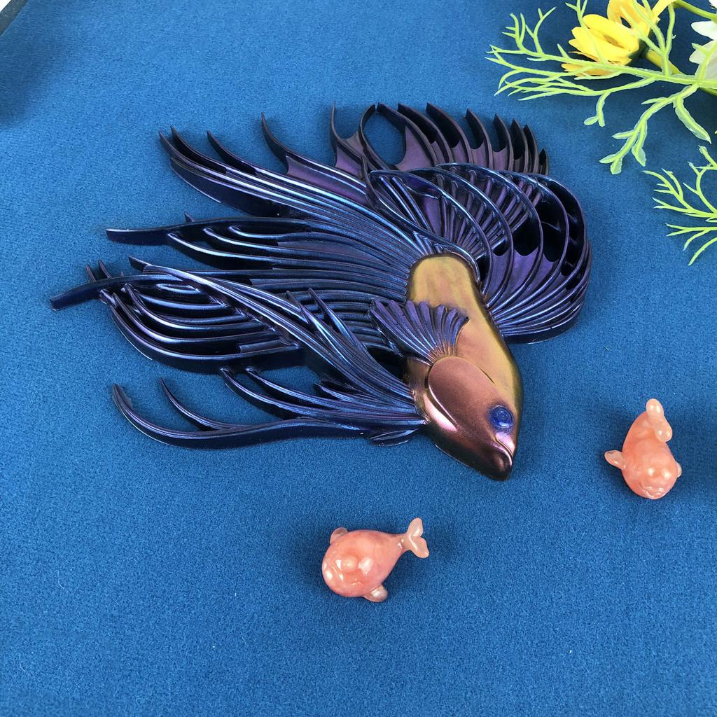 Koi Fish Silicone Resin Molds Silicone Fish Wall Decor Mold for DIY Enthusiasts Transform Your Interior Effortlessly