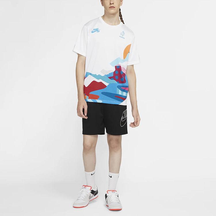 Nike SB x Parra France Federation Jersey (Asia Sizing) White/Neptune Blue Men Streetwear CT6147-100
