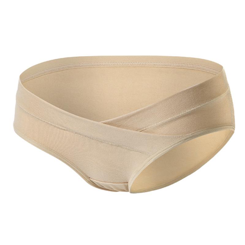 

Maternity Cotton Low-Waist Briefs - Breathable Postpartum & Pregnancy Support Set M