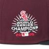 New Era 59FIFTY Side Patch MLB ONSPOTZ Special Edition CWS Size 7 5950 CHIWHICO WSC2005 MAR BLK Two-Tone Maroon/Black Cap, 1/2,