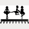Irish Dance Medal Hanger 37x21cm 10 Hooks Wall Mount Metal Display