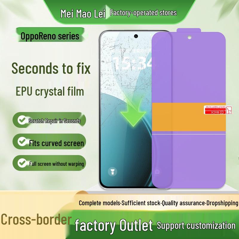 Oppo Reno15/14 5G Protector de Ecran Curbat EPU Autovindecător Anti-Zgârieturi