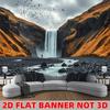 Waterfall Mountain Landscape Wall Tapestry Nature Scene Art 2D Flat Print Living Room Decor Nordic Style Wall Hanging Home