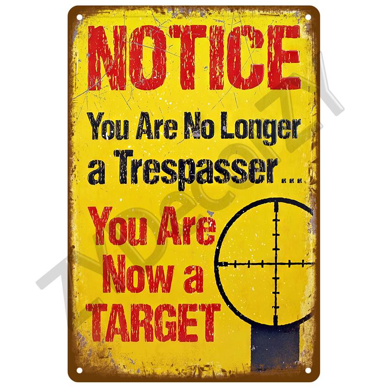 Metal Sign For Bar Pub Garage Cafe Club Man Cave Home Wall Decor Mural Plate Art Caution Tin Sign Warning Vintage Metal Plaque