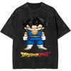 Gohan T-shirt Dragon Ball Z Anime Herr Vintage Syratvättad Överdimensionerad Bomull Super Saiyan 2 Stridsskadad Grafisk T-shirt 2026