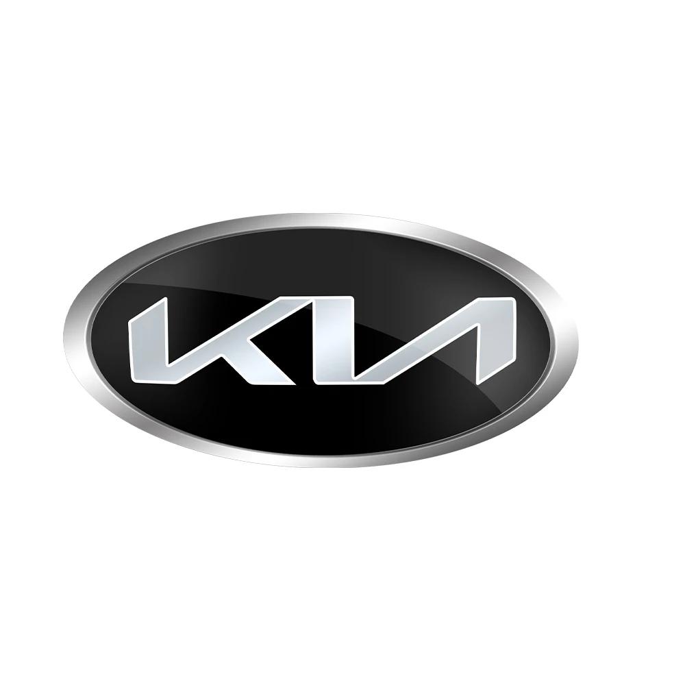 ABS Badge Logo Voiture Emblème Capot Avant Autocollants Décoratifs Coffre Arrière Pour Kia Sportage Rio K2 Ceed Carnival Picanto Soul EV6 Niro