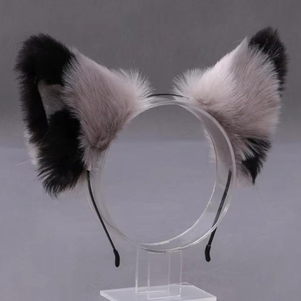 Lolita Plush Hair Band Anime Furry Cosplay Headwear Fashion Cat Ears Headband Girls