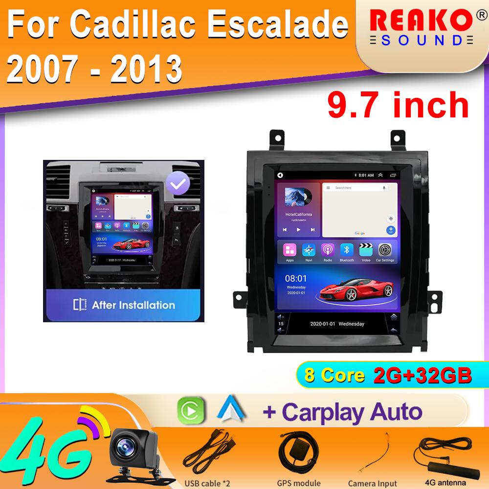 Für Cadillac Escalade 2007 2008 2009 2010 - 2013 Android Autoradio Radio Multimedia Video Player WIFI GPS Carplay Head Unit
