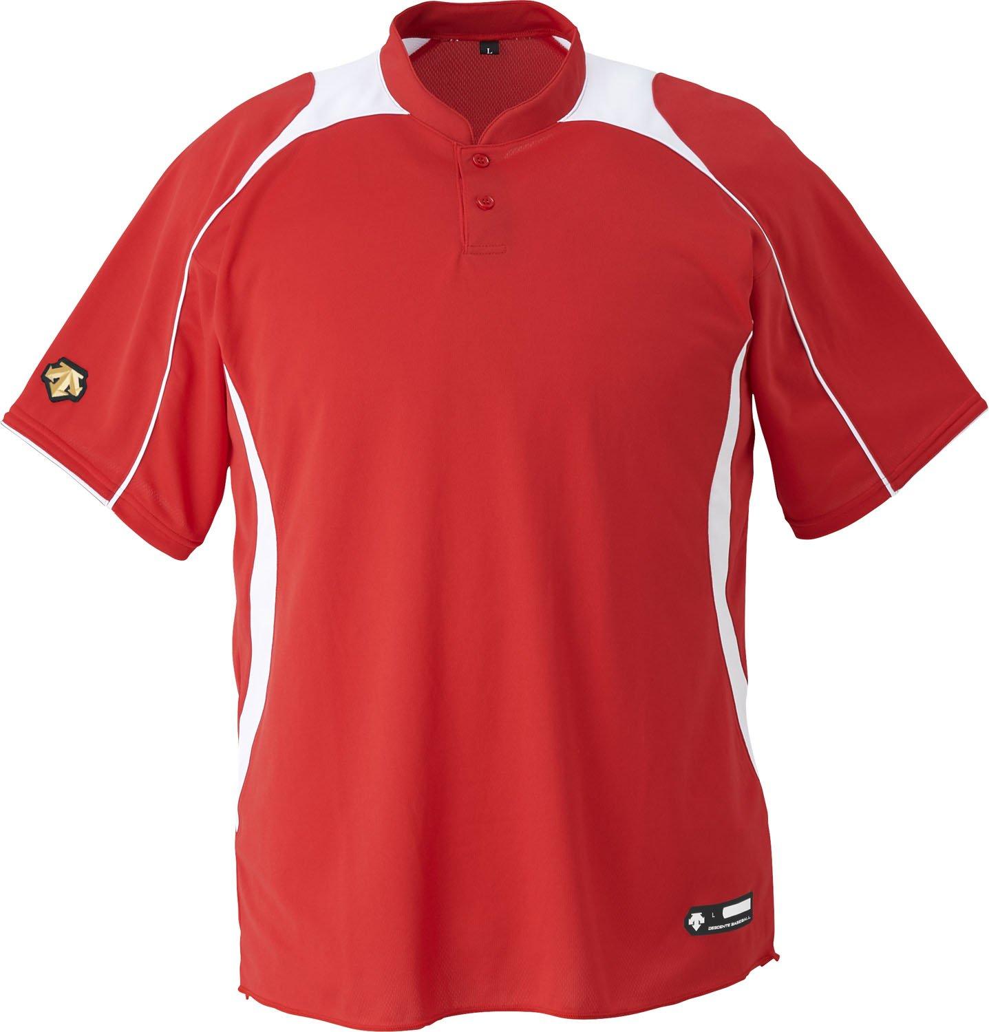 

Футболка бейсбольного воротника с 2 пуговицами RDSW XA [DESCENTE] (футболка стенда) ДБ-110Б