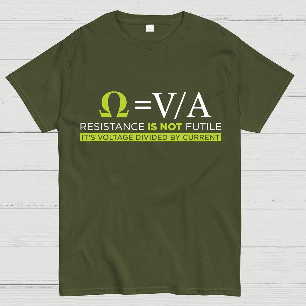 Widerstand ist NICHT zwecklos Baumwolle Sommer Lässig Kühl Locker T-Shirt