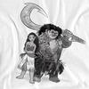 Moana Unisex Adult Maui Moana Sketch T-Shirt