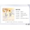 Women Fashion Plated S925 Silver Butterfly Zircon Buckle Earrings For Ladies