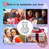 Copper Divided Double Hearts Charm Bead Charms Bead Charms Compatible With Authentic Bracelets Do It Yourself Jewellery Pendants Dangle Gift for Woman