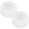 2pcs Easy Release Flower Silicone Mold Chocolate Soap Mold Plaster Art Polymer Clay