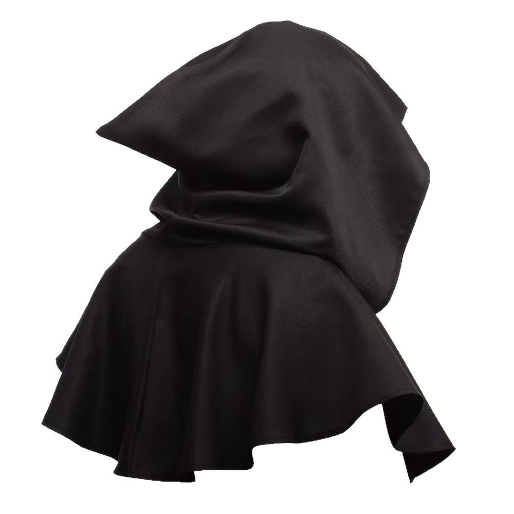 Halloween Cape, Grim Reaper Vampire Cloak, Satin Fabric Costume for Adults and Kids, Fancy Dress, Themed Party and Carnival