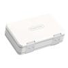 Weekly Medicine Organizer Plastic Large Capacity Portable 7 Day Medicine Case for Home Travel White